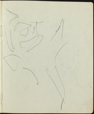 Ballerini e Artisti Pagina da un Taccuino, c. 1911 da Ernst Ludwig Kirchner