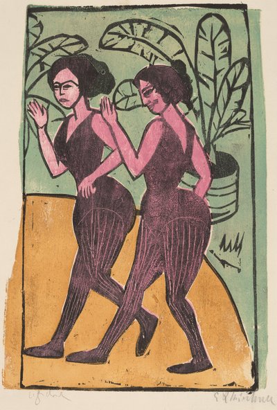 Ballerini di step inglesi da Ernst Ludwig Kirchner