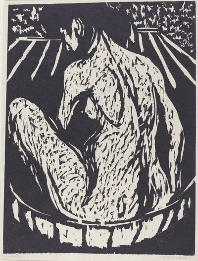 Nudo femminile, 1908 da Ernst Ludwig Kirchner