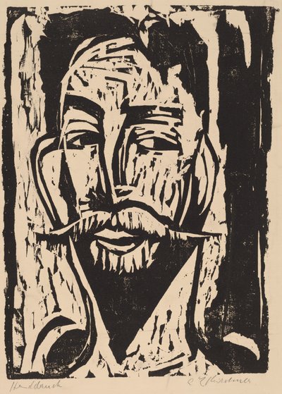 Testa del Prof. Dr. Graef da Ernst Ludwig Kirchner