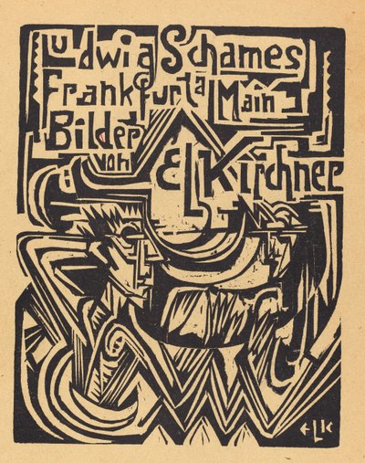 Ludwig Schames Francoforte sul Meno, 1919 da Ernst Ludwig Kirchner