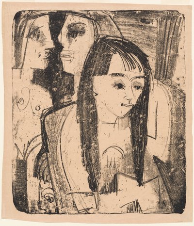 Ritratto di una Ragazza da Ernst Ludwig Kirchner