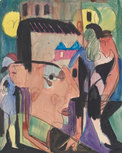 Autoritratto, 1928 da Ernst Ludwig Kirchner
