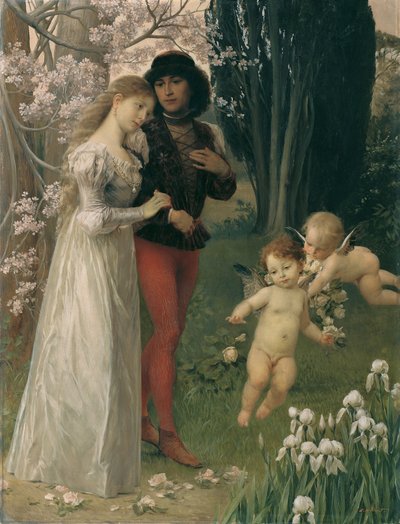 Francesca da Rimini e Paolo da Ernst Klimt