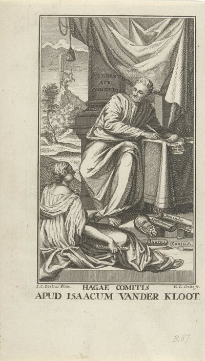Pagina del titolo per Comedia per Terentius da Ernst Ludwig Creite