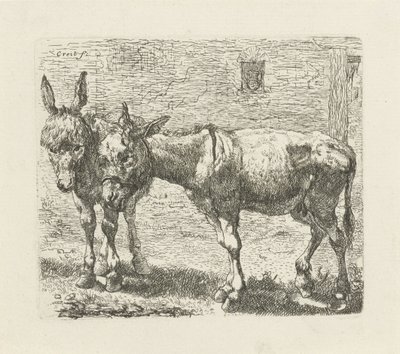 Due asini da Ernst Ludwig Creite