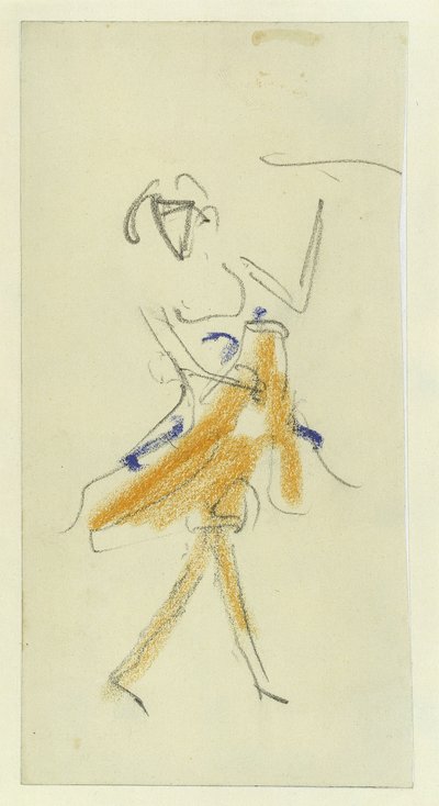 Una ballerina da Ernst Ludwig Kirchner