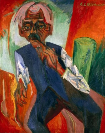 Vecchio contadino da Ernst Ludwig Kirchner