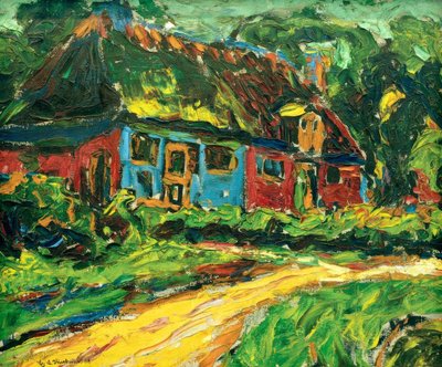 Vecchia casa a Fehmarn da Ernst Ludwig Kirchner