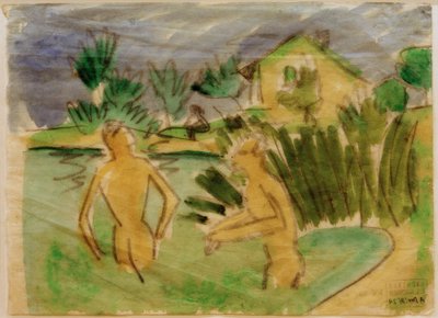 Bagnanti a Moritzburg da Ernst Ludwig Kirchner