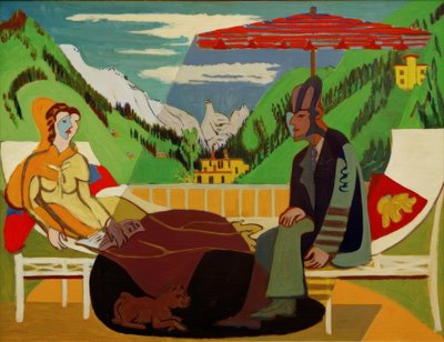 Scena del balcone da Ernst Ludwig Kirchner
