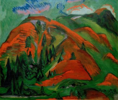Linea degli alberi da Ernst Ludwig Kirchner