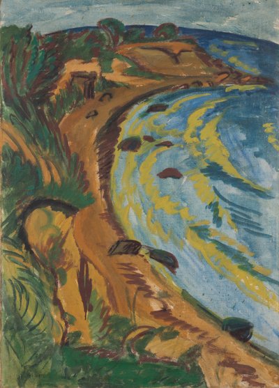 Baia sulla costa di Fehmarn da Ernst Ludwig Kirchner