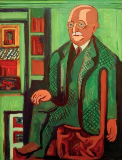 Ritratto del Dr. Hagemann da Ernst Ludwig Kirchner