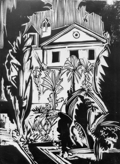 Giardino botanico (Jena) da Ernst Ludwig Kirchner