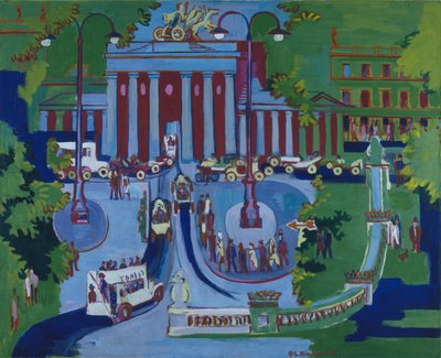 Porta di Brandeburgo da Ernst Ludwig Kirchner