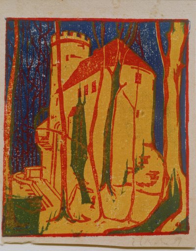 Castello di Rabenstein da Ernst Ludwig Kirchner