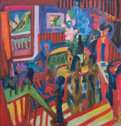 Angolo dello studio, 1920 da Ernst Ludwig Kirchner