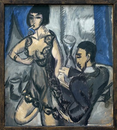 Coppia in una stanza da Ernst Ludwig Kirchner