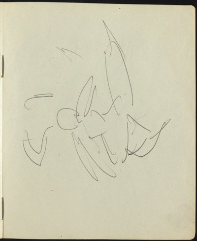 Ballerini e artisti (Pagina da un taccuino) da Ernst Ludwig Kirchner