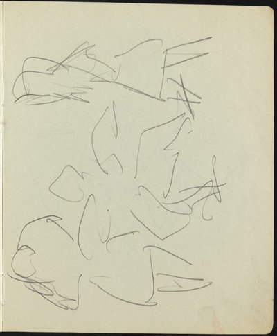 Ballerini e artisti (Pagina da un taccuino) da Ernst Ludwig Kirchner