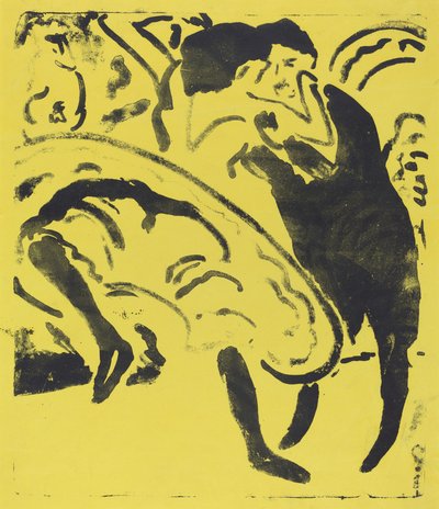 Coppia danzante da Ernst Ludwig Kirchner