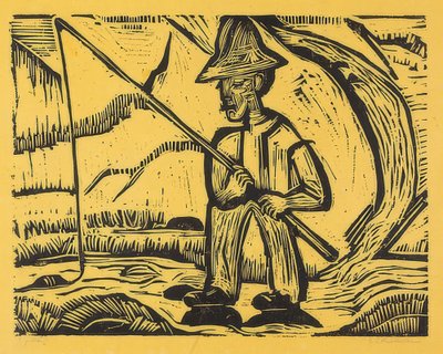 Il pescatore da Ernst Ludwig Kirchner