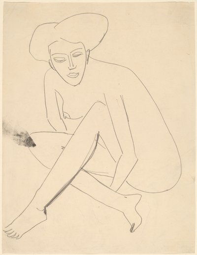 Dodo seduto da Ernst Ludwig Kirchner