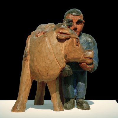 E. L. Kirchner, Contadino con mucca da Ernst Ludwig Kirchner
