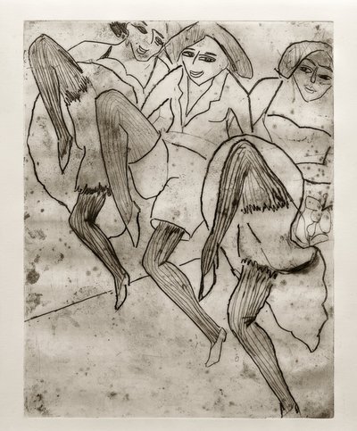 Ballerine di Amburgo da Ernst Ludwig Kirchner