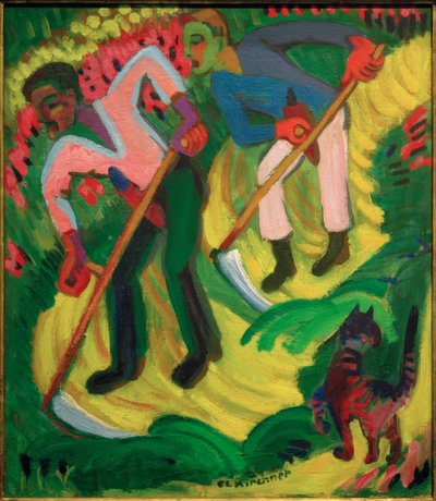 E.L.Kirchner, Mietitori, i fratelli Müller da Ernst Ludwig Kirchner