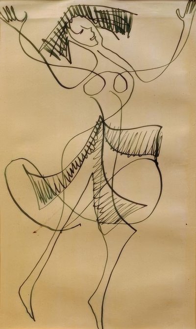 Ballerina estatica da Ernst Ludwig Kirchner