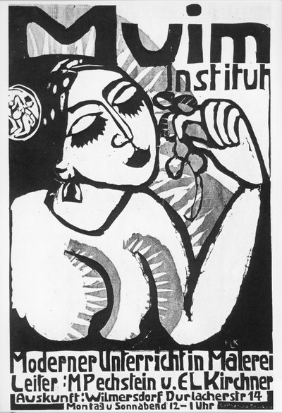 Ernst Ludwig Kirchner: Istituto Muim ... (xilografia) da Ernst Ludwig Kirchner