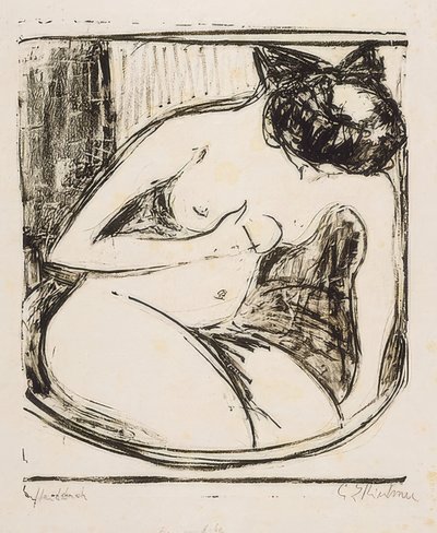 Donna nella vasca da Ernst Ludwig Kirchner