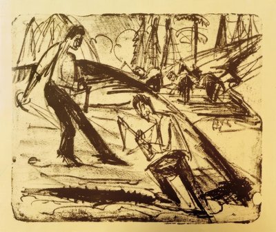 Lavoro primaverile da Ernst Ludwig Kirchner