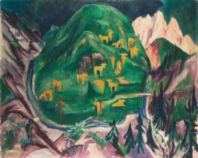Pianura per il bestiame da Ernst Ludwig Kirchner