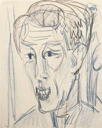 Kopf Bauknecht da Ernst Ludwig Kirchner