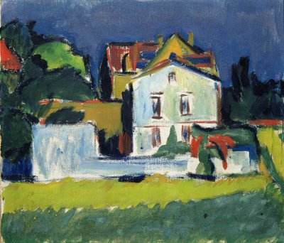 Casa in un paesaggio da Ernst Ludwig Kirchner