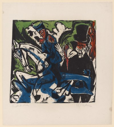 Illustrazione per Peter Schlemihl di Adalbert von Chamisso da Ernst Ludwig Kirchner