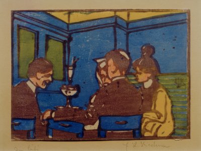 Al caffè II da Ernst Ludwig Kirchner