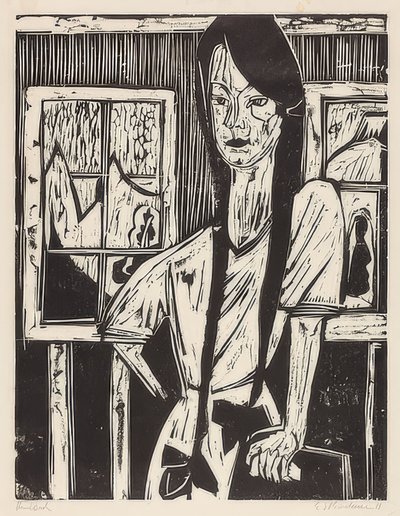 Giovane ragazza da Ernst Ludwig Kirchner