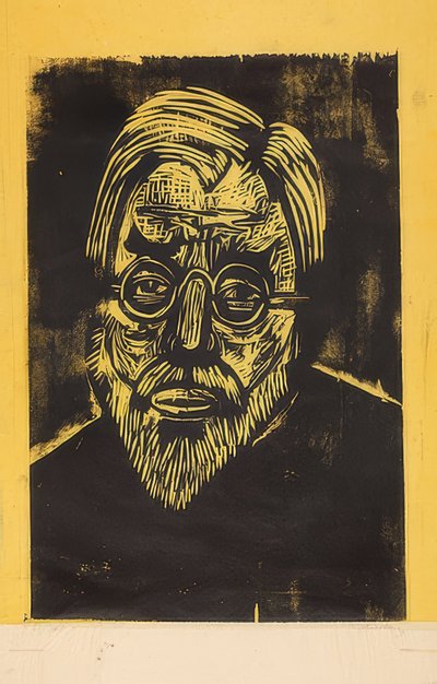 Testa di Jakob Bosshart da Ernst Ludwig Kirchner