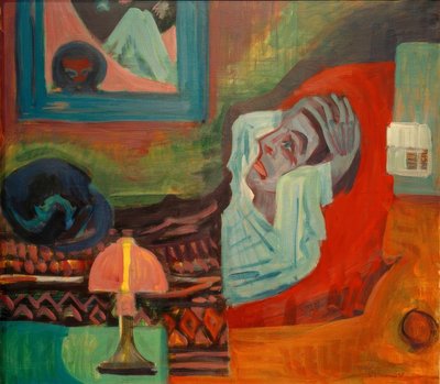 Malato nella notte (Il malato) da Ernst Ludwig Kirchner