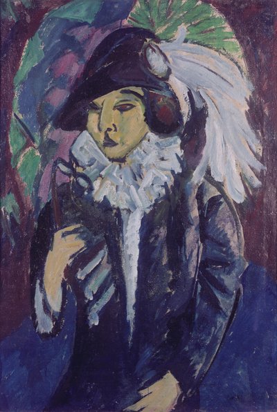 Signora nel Parco, 1912 da Ernst Ludwig Kirchner