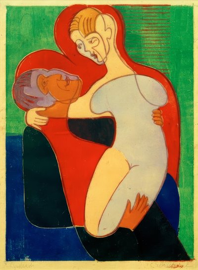 Coppia innamorata (Gli Hembusse) da Ernst Ludwig Kirchner