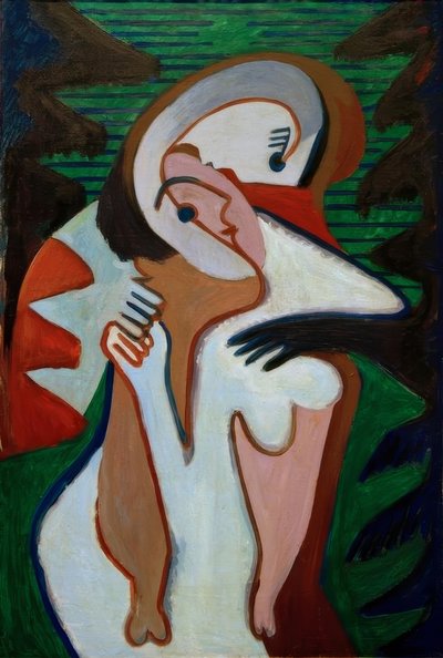 Der Kuss da Ernst Ludwig Kirchner