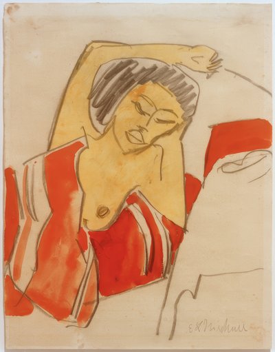 Negra sdraiata da Ernst Ludwig Kirchner