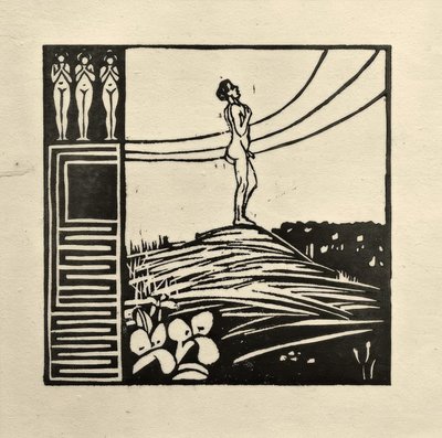Figura maschile su una montagna (La nostalgia) da Ernst Ludwig Kirchner
