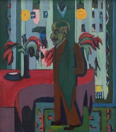 Max Liebermann nel suo studio, 1926-1928 da Ernst Ludwig Kirchner