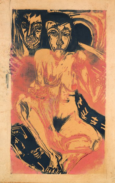 Ragazza malinconica da Ernst Ludwig Kirchner
